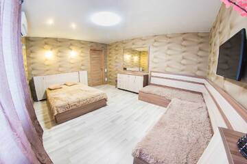 Фото номера ТРЕХКОМНАТНЫЕ АПАРТАМЕНТЫ “ТРИУМФ” С ПАРКОВКОЙ Апартаменты Saratov Lights Apartments г. Саратов 2