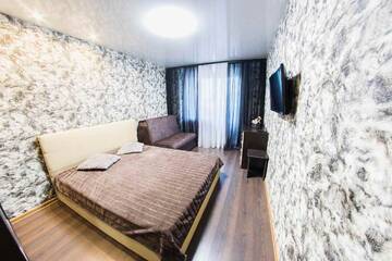 Фото номера ТРЕХКОМНАТНЫЕ АПАРТАМЕНТЫ “ТРИУМФ” С ПАРКОВКОЙ Апартаменты Saratov Lights Apartments г. Саратов 13