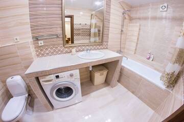 Фото номера ОДНОКОМНАТНЫЕ АПАРТАМЕНТЫ НА РАЗИНА 54 Апартаменты Saratov Lights Apartments г. Саратов 5