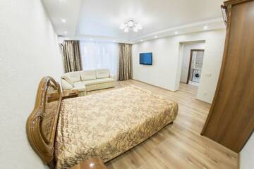 Фото номера ОДНОКОМНАТНЫЕ АПАРТАМЕНТЫ НА РАЗИНА 54 Апартаменты Saratov Lights Apartments г. Саратов 6