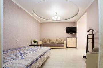 Фото номера Апартаменты Пугачева 81/85 13 этаж Апартаменты Saratov Lights Apartments г. Саратов 6