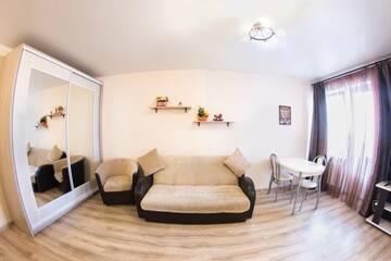 Фото номера Апартаменты Пугачева 49 16 этаж Апартаменты Saratov Lights Apartments г. Саратов 12