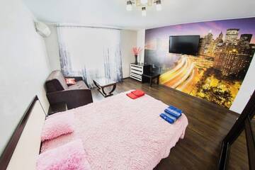 Фото номера ОДНОКОМНАТНЫЕ АПАРТАМЕНТЫ &amp;quot;ТРИУМФ&amp;quot;+ ПАРКОВКА Апартаменты Saratov Lights Apartments г. Саратов 10